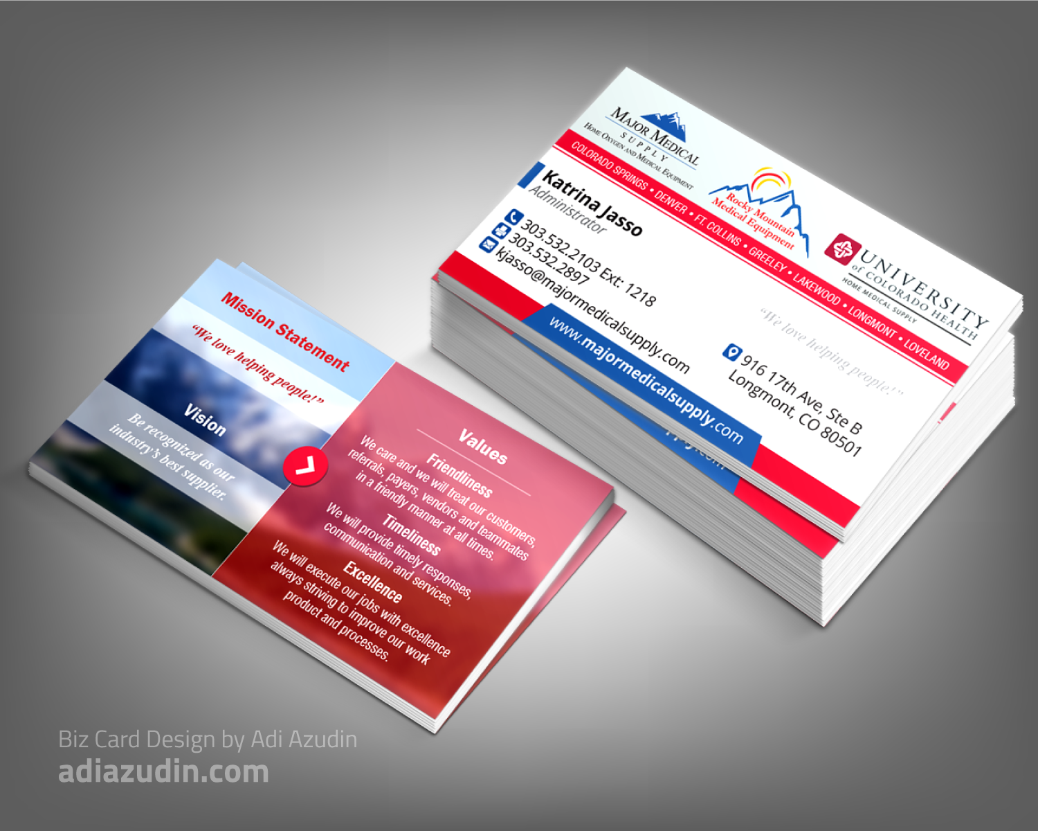 Business Card Design by adiazudin for this project | Design #9786913