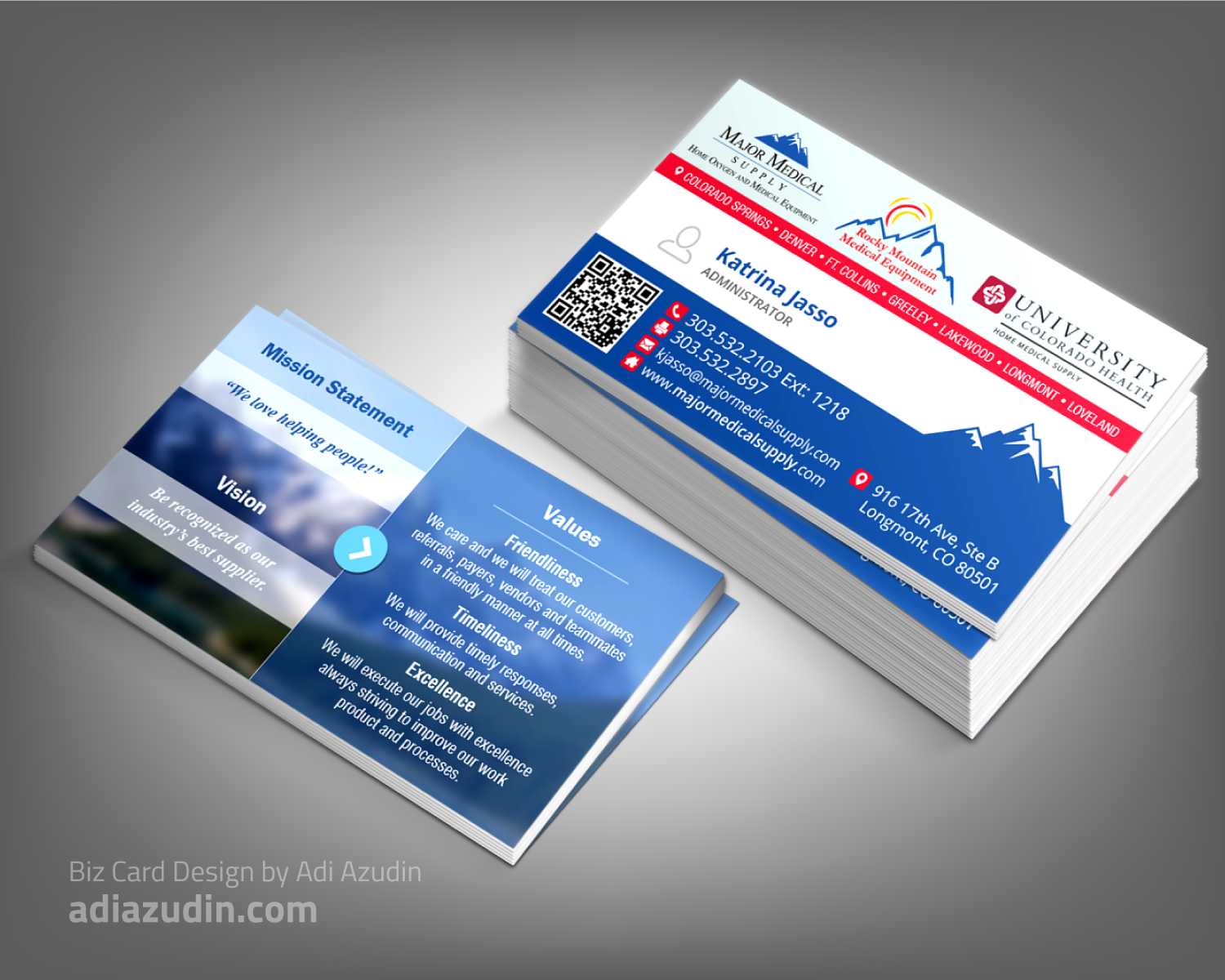 Business Card Design by adiazudin for this project | Design #9789530