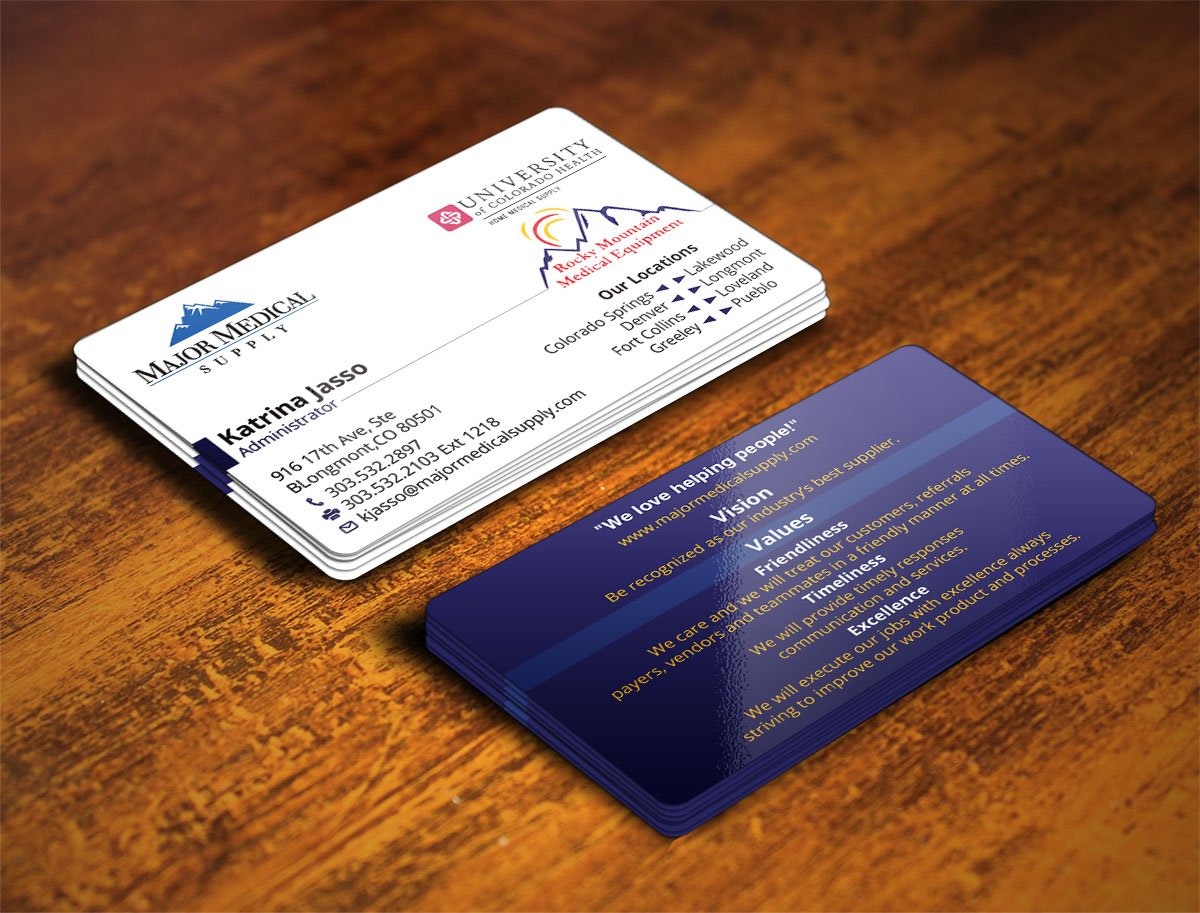 Business Card Design by Verified artistry for this project | Design #9793513