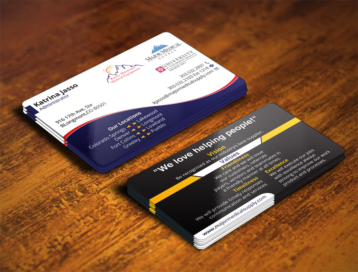 Business Card Design by Verified artistry for this project | Design #9793521