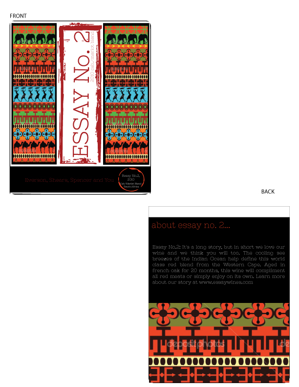 Graphic Design by Yolanda727 for Essay wines | Design #2131222