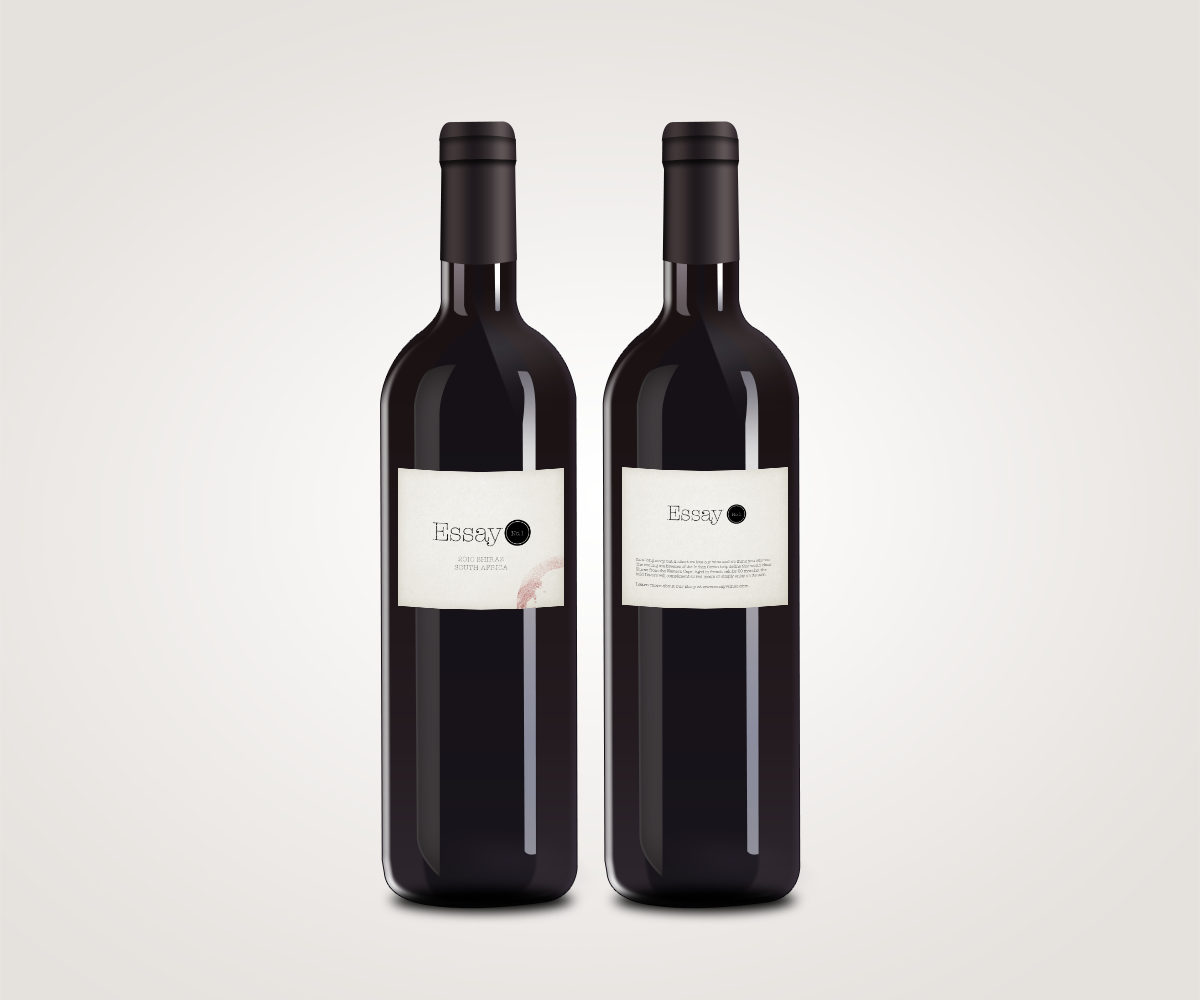 Graphic Design by Dewdle Studio for Essay wines | Design #2146453