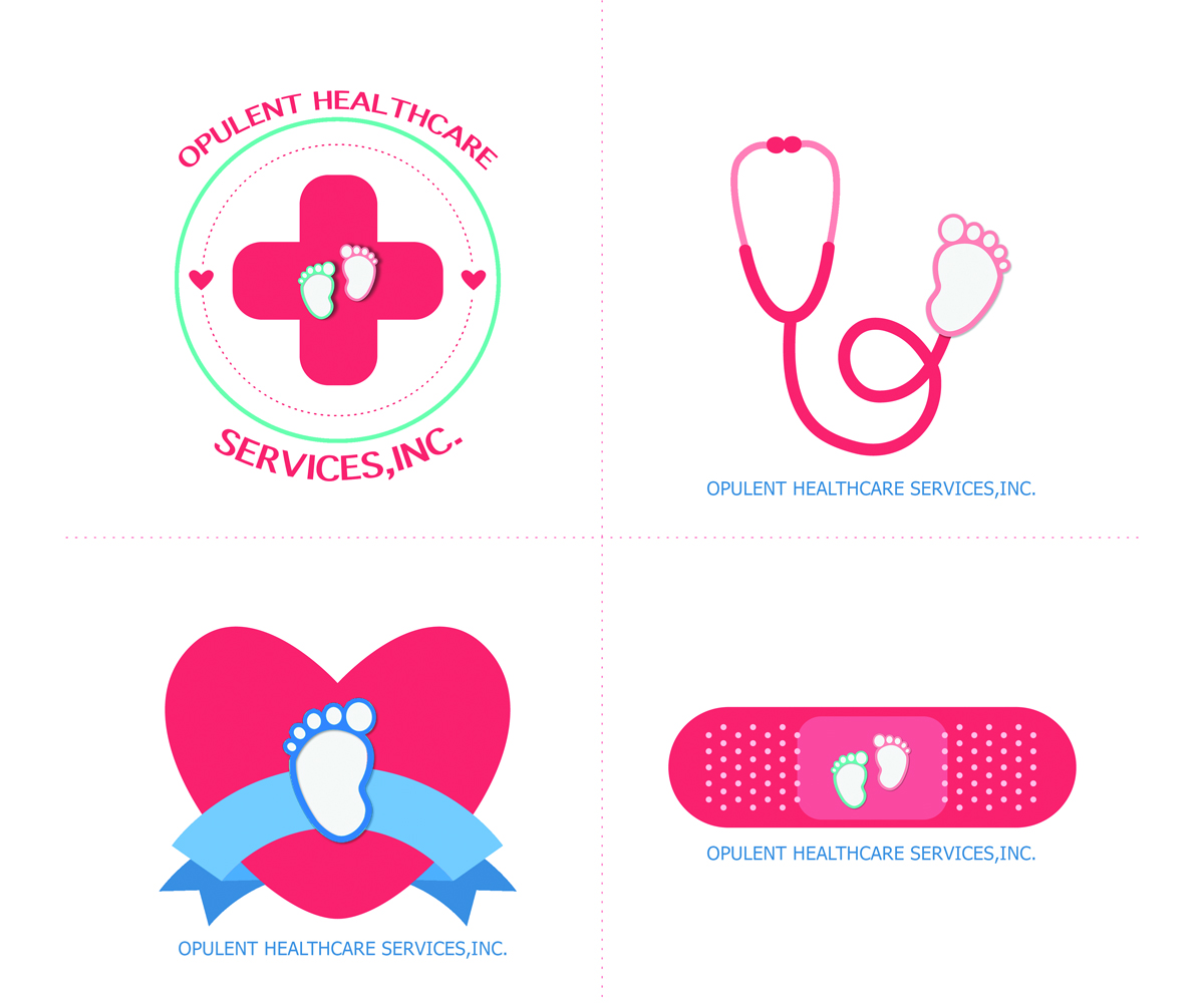 Logo Design by Optimux for Opulent Healthcare services,inc | Design #9823347