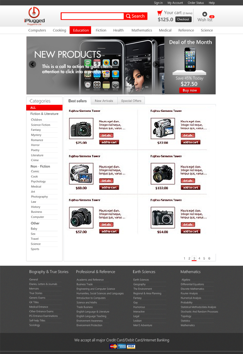 Web Design by Amanda for this project | Design #2170915
