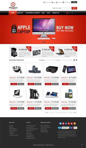 Web Design by pb for this project | Design: #2121593