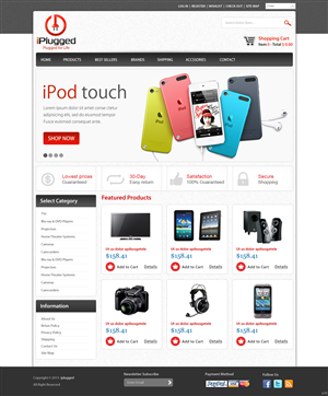 Web Design by pb for this project | Design: #2121597