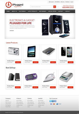 Web Design by pb for this project | Design: #2121612