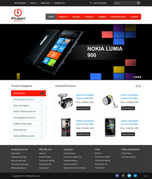 Web Design by pb for this project | Design: #2136280
