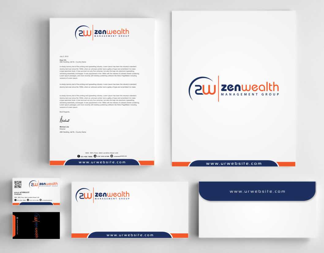 Stationery Design by AwsomeD for Zen Wealth Management Group | Design #9792243