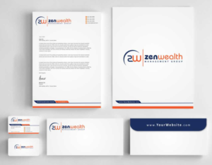 Stationery Design by AwsomeD for Zen Wealth Management Group | Design #9792247