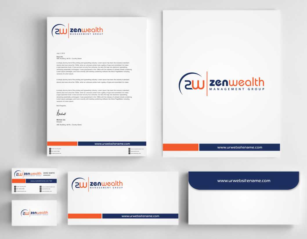 Stationery Design by AwsomeD for Zen Wealth Management Group | Design #9792253