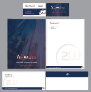Stationery Design by Achiver for Zen Wealth Management Group | Design: #11244769