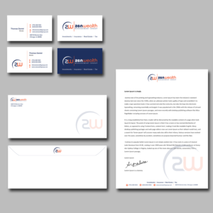 Stationery Design by kousik for Zen Wealth Management Group | Design: #9814065
