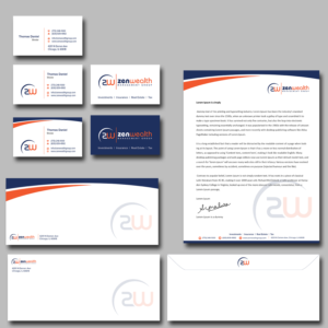 Stationery Design by kousik for Zen Wealth Management Group | Design: #9814079
