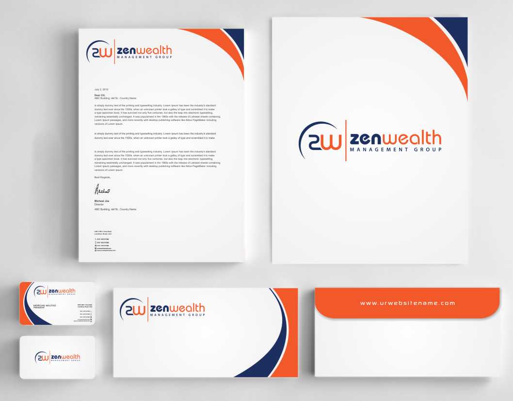 Design de Papeterie par szabist pour Zen Wealth Management Group | Design #9792414