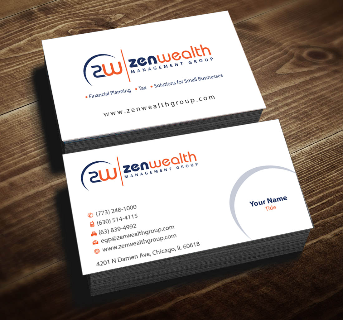 Stationery Design by Infinitive Technology for Zen Wealth Management Group | Design #9848329