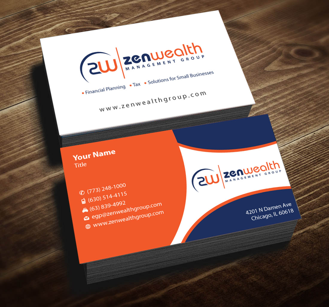Stationery Design by Infinitive Technology for Zen Wealth Management Group | Design #9848331