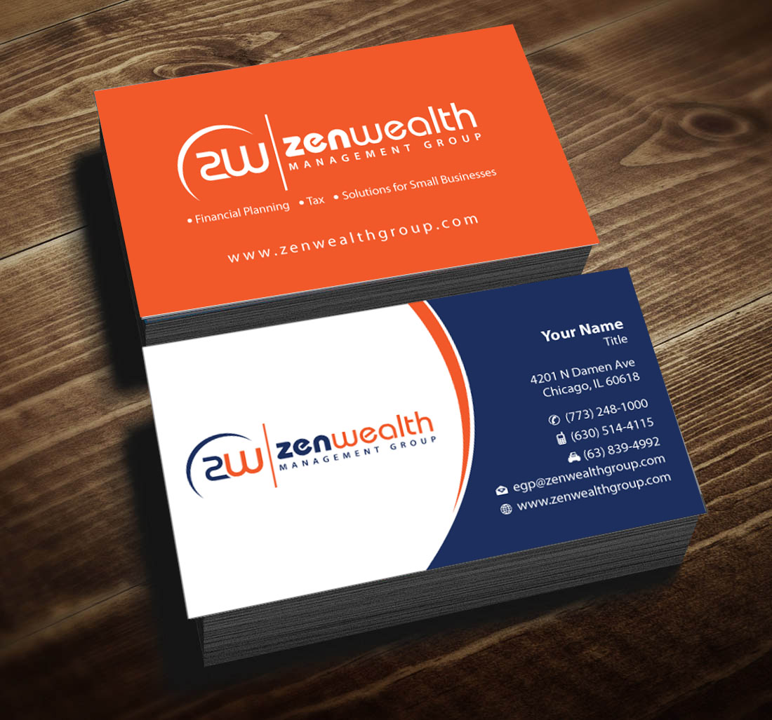Stationery Design by Infinitive Technology for Zen Wealth Management Group | Design #9848333