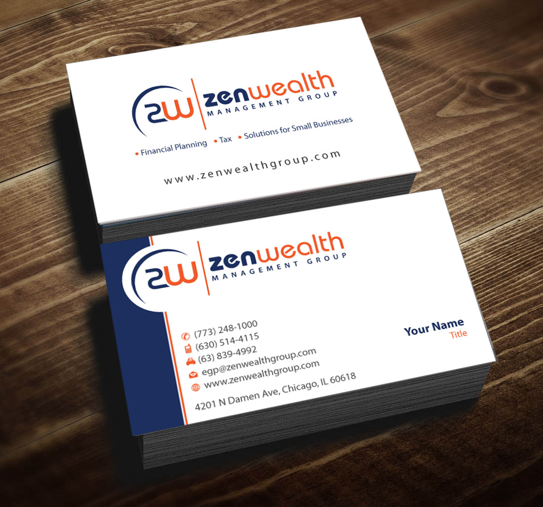 Stationery Design by Infinitive Technology for Zen Wealth Management Group | Design #9848378