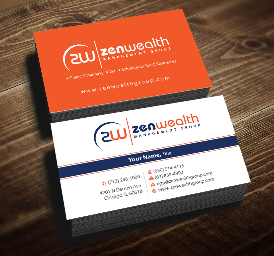 Stationery Design by Infinitive Technology for Zen Wealth Management Group | Design #9848381