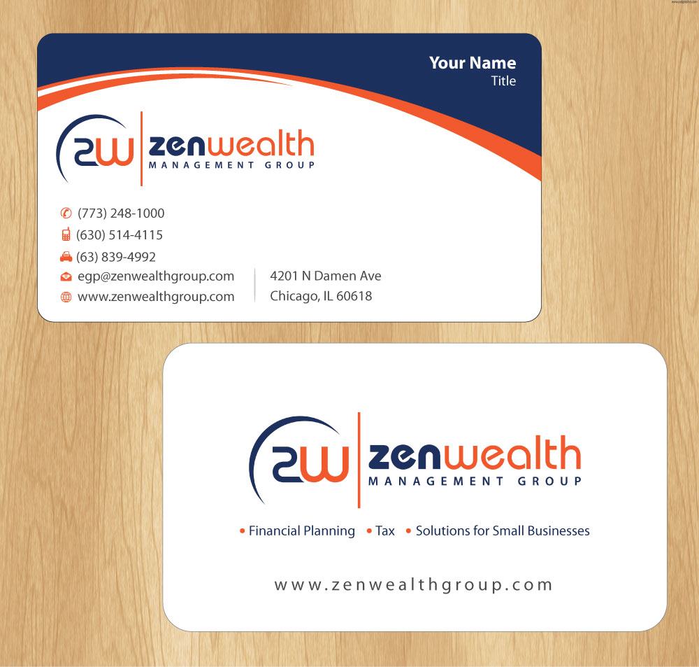 Stationery Design by Infinitive Technology for Zen Wealth Management Group | Design #9848408