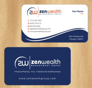 Stationery Design by Infinitive Technology for Zen Wealth Management Group | Design: #9848444