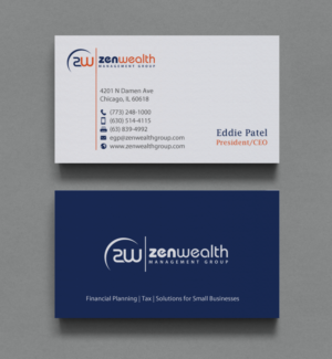 Stationery Design by chandrayaan.creative for Zen Wealth Management Group | Design: #9782417