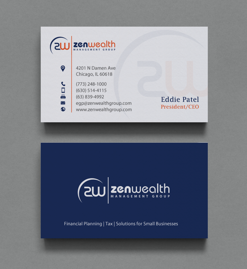 Stationery Design by chandrayaan.creative for Zen Wealth Management Group | Design #9782420