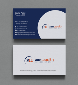 Stationery Design by chandrayaan.creative for Zen Wealth Management Group | Design: #9782424