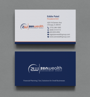 Stationery Design by chandrayaan.creative for Zen Wealth Management Group | Design #9782429