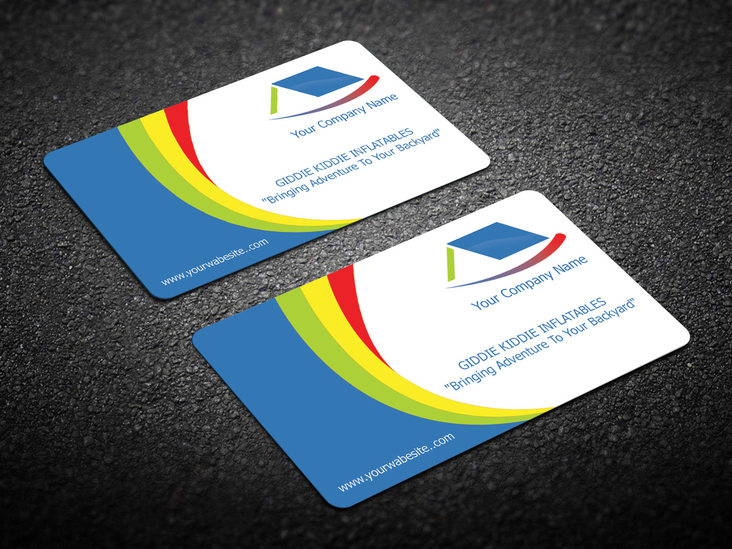 Business Card Design by shaikhdesign for Giddie Kiddie Inflatables | Design #9794913