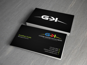 Design de Carte de Visite par Creations Box 2015 pour Giddie Kiddie Inflatables | Design : #9795827