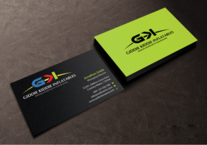 Design de Carte de Visite par Creations Box 2015 pour Giddie Kiddie Inflatables | Design : #9795829