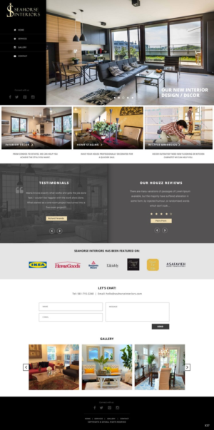 Web Design by pb for Seahorse Interiors Inc. | Design: #9791312