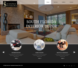 Web Design by Creations Box 2015 for Seahorse Interiors Inc. | Design: #9806538