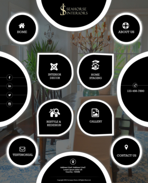 Web Design by Creations Box 2015 for Seahorse Interiors Inc. | Design: #9806541