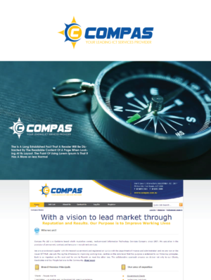 Logo Design by highmaxlogodesigns for COMPAS PTY LTD | Design #11863661