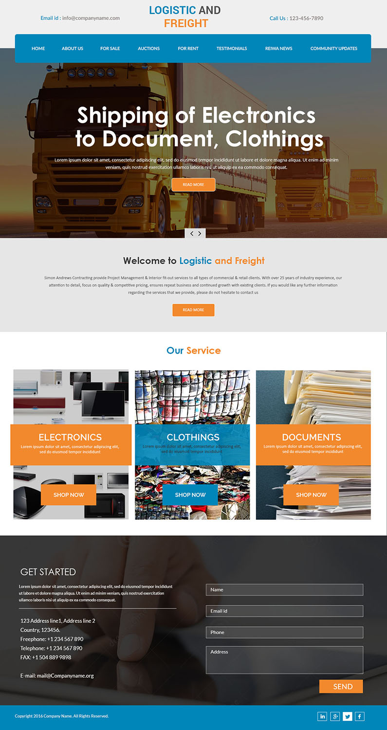 Web Design by Creations Box 2015 for this project | Design #9785537