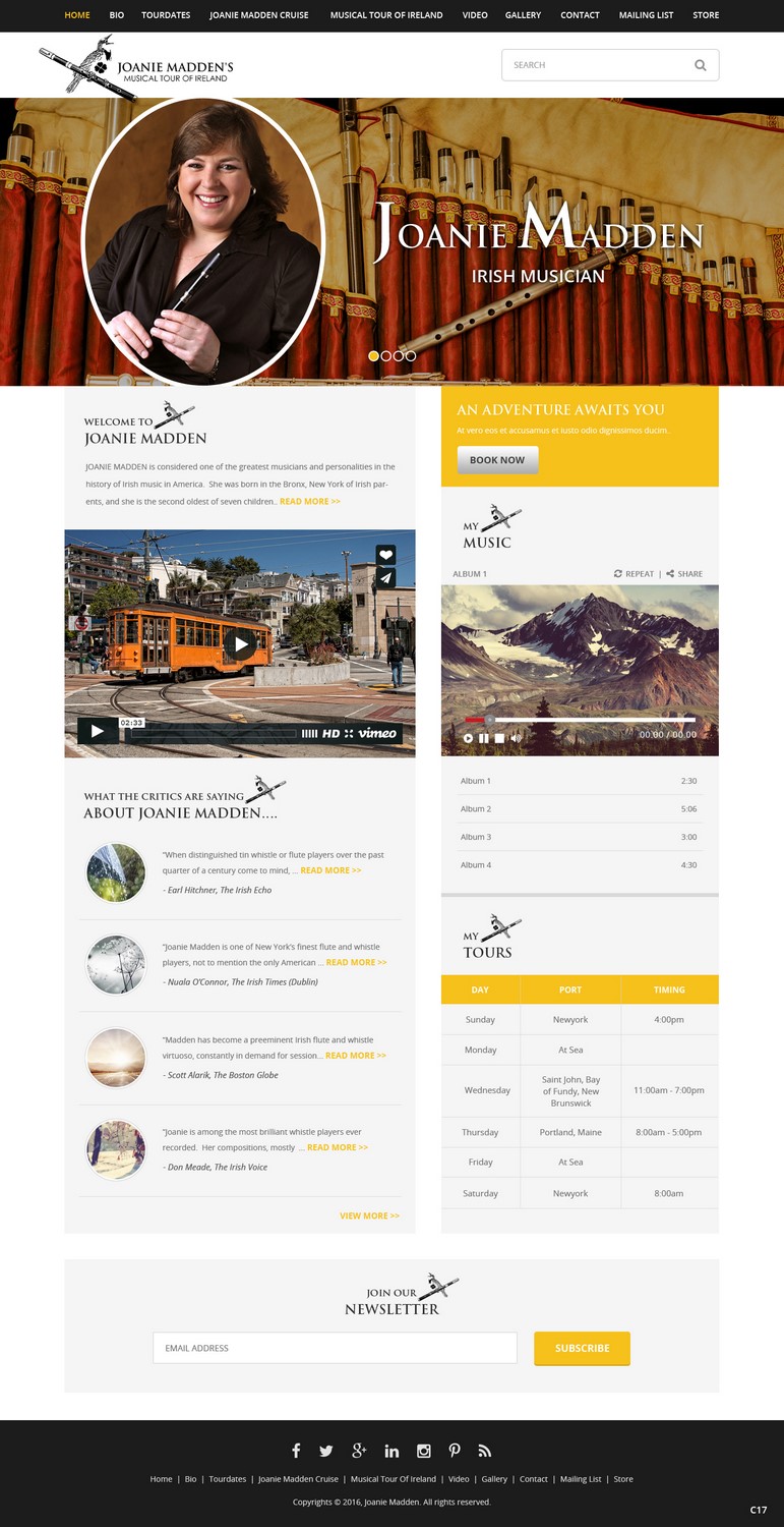 Web-Design von pb für CHERISH THE LADIES INC. | Design #9784590