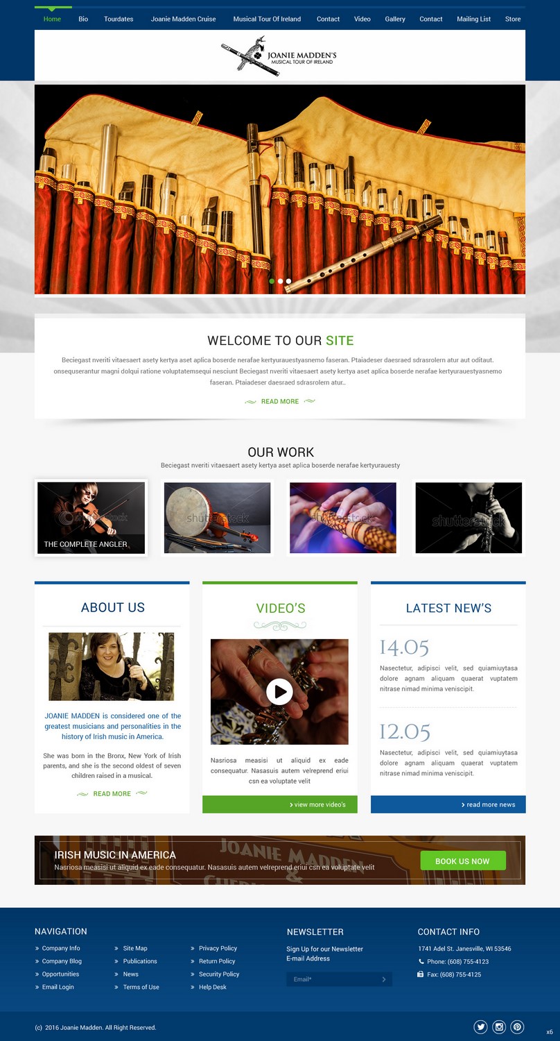 Web Design by pb for CHERISH THE LADIES INC. | Design #9784598