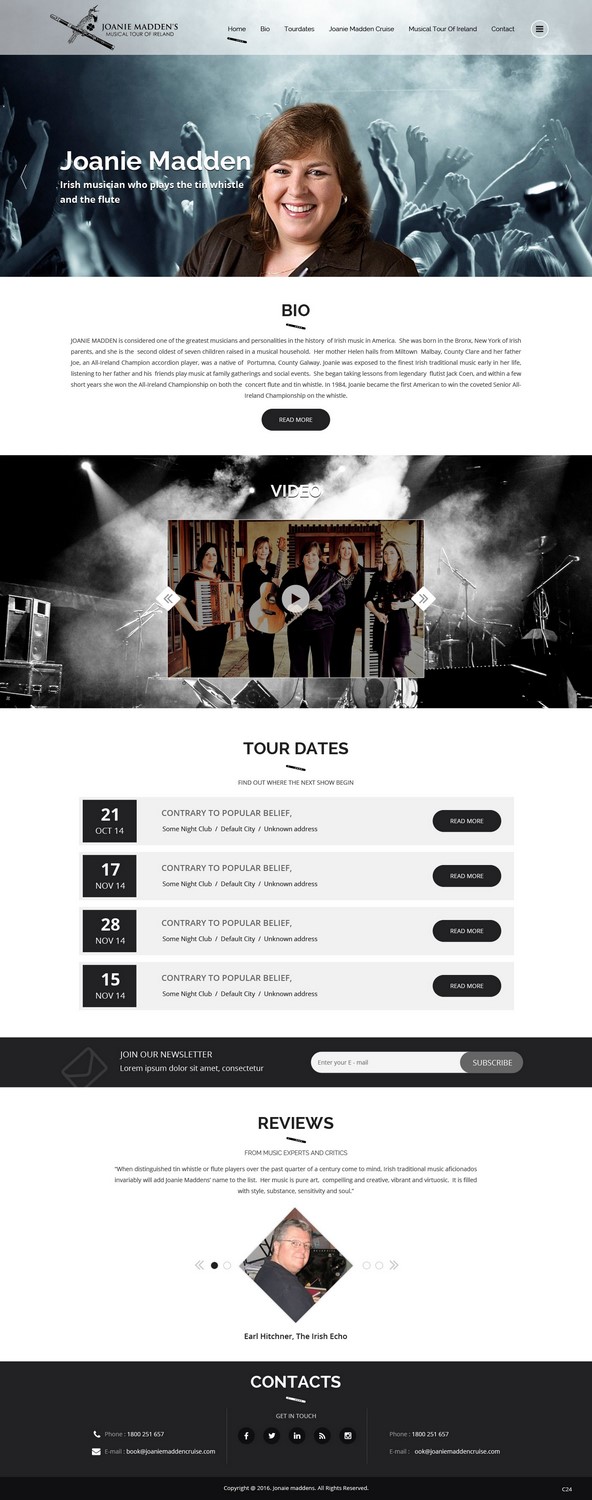 Web-Design von pb für CHERISH THE LADIES INC. | Design #9789589