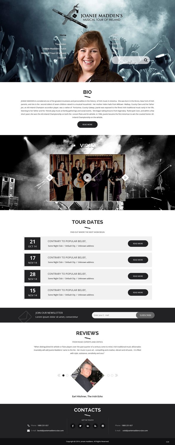 Web Design by pb for CHERISH THE LADIES INC. | Design #9789590