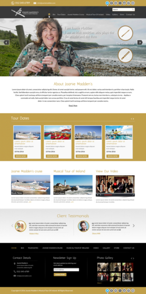 Web Design par Sbss pour CHERISH THE LADIES INC. | Design : #9782528