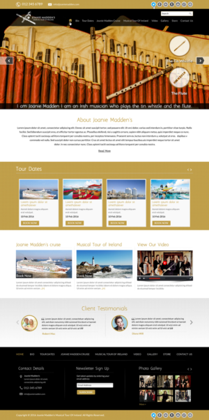 Web Design par Sbss pour CHERISH THE LADIES INC. | Design : #9782529