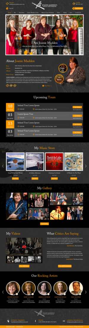Web Design by Sbss for CHERISH THE LADIES INC. | Design: #9782533