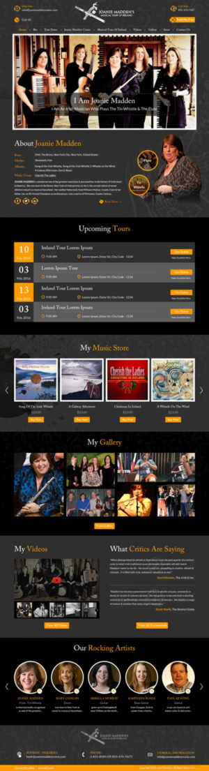 Web Design by Sbss for CHERISH THE LADIES INC. | Design: #9782535