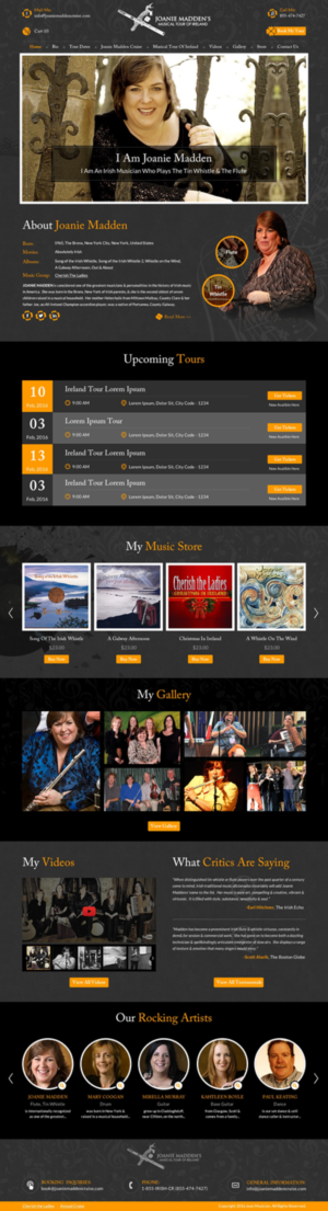 Web Design by Sbss for CHERISH THE LADIES INC. | Design: #9782536