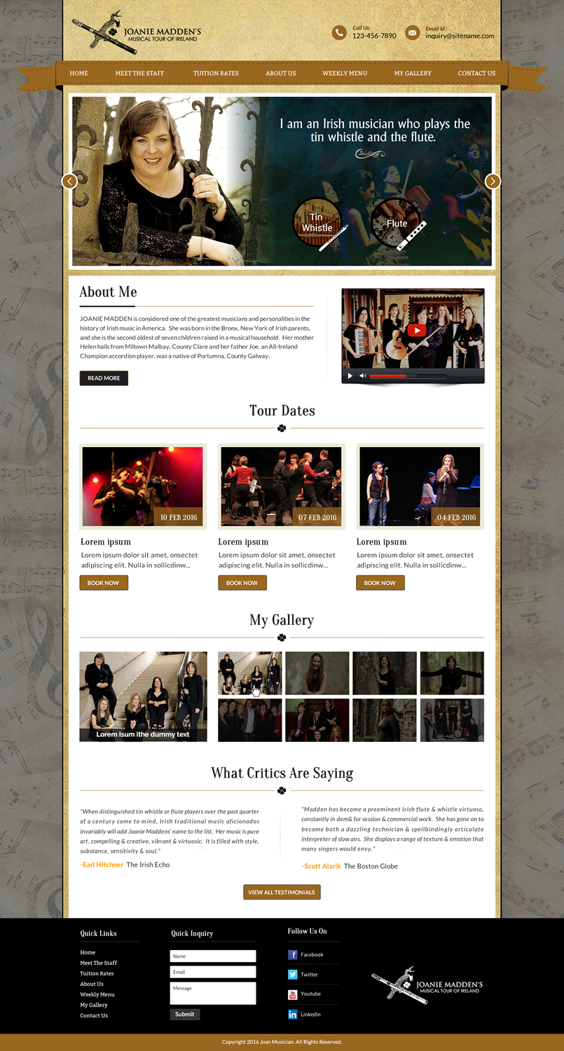 Web Design by Sbss for CHERISH THE LADIES INC. | Design #9790437