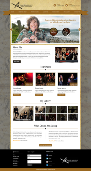 Web Design par Sbss pour CHERISH THE LADIES INC. | Design : #9790438
