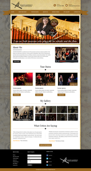 Web Design par Sbss pour CHERISH THE LADIES INC. | Design : #9790439